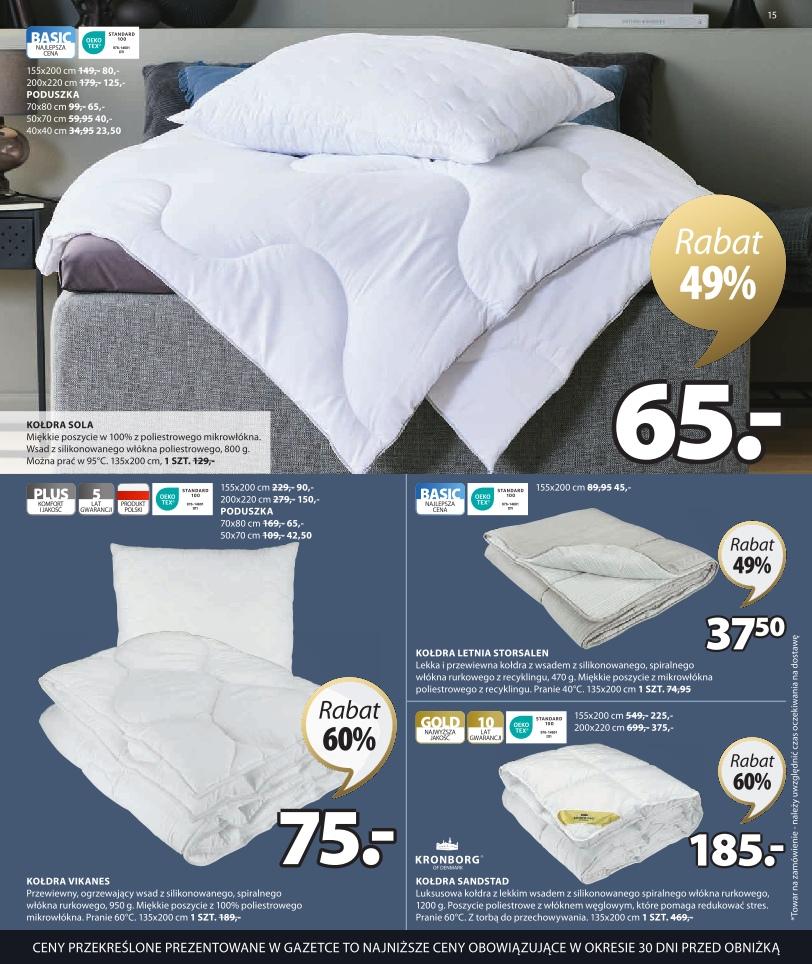 Gazetka promocyjna Jysk str. 15