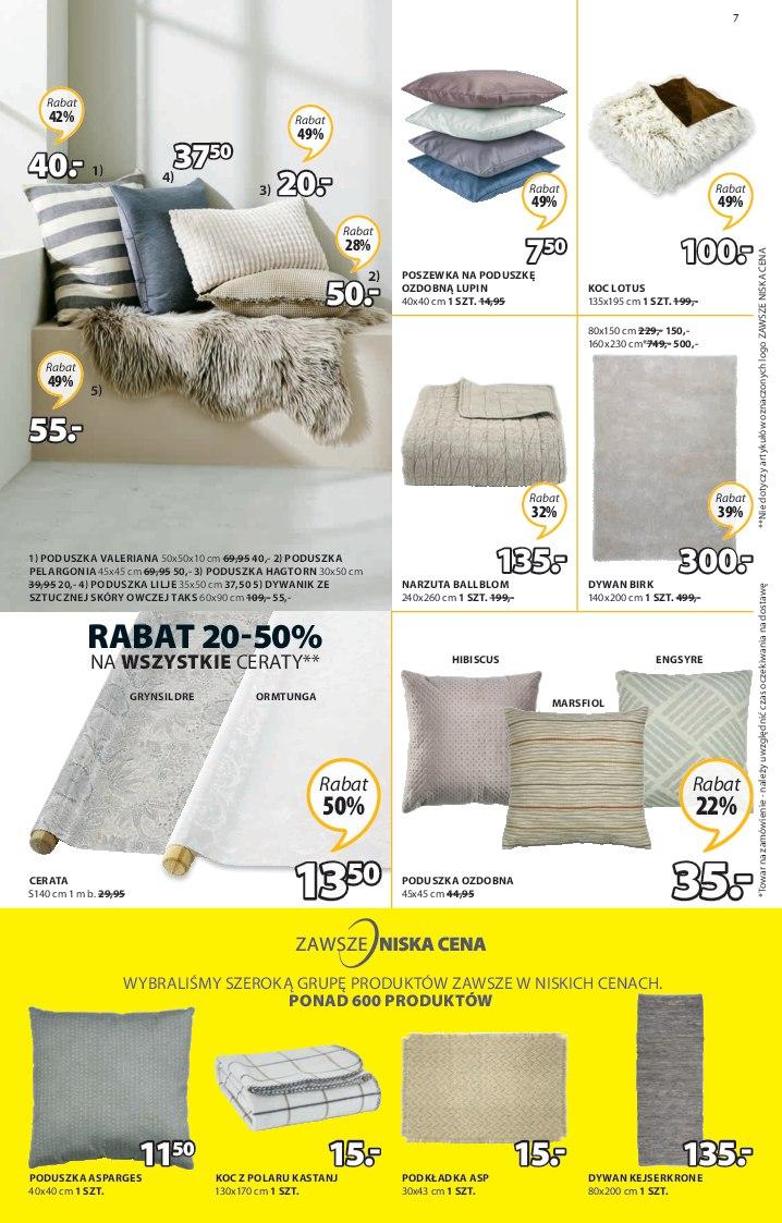 Gazetka promocyjna Jysk str. 7