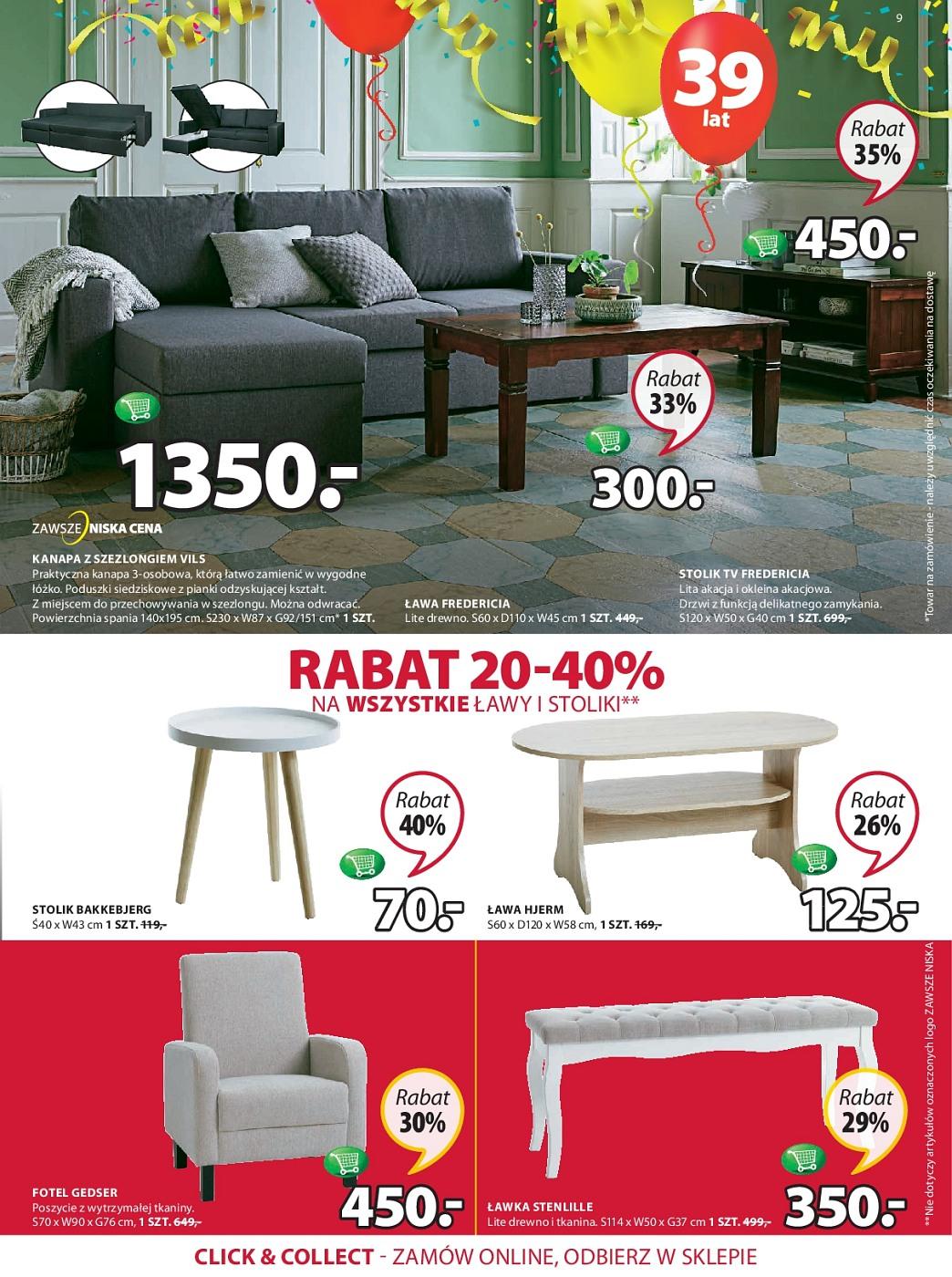 Gazetka promocyjna Jysk str. 9