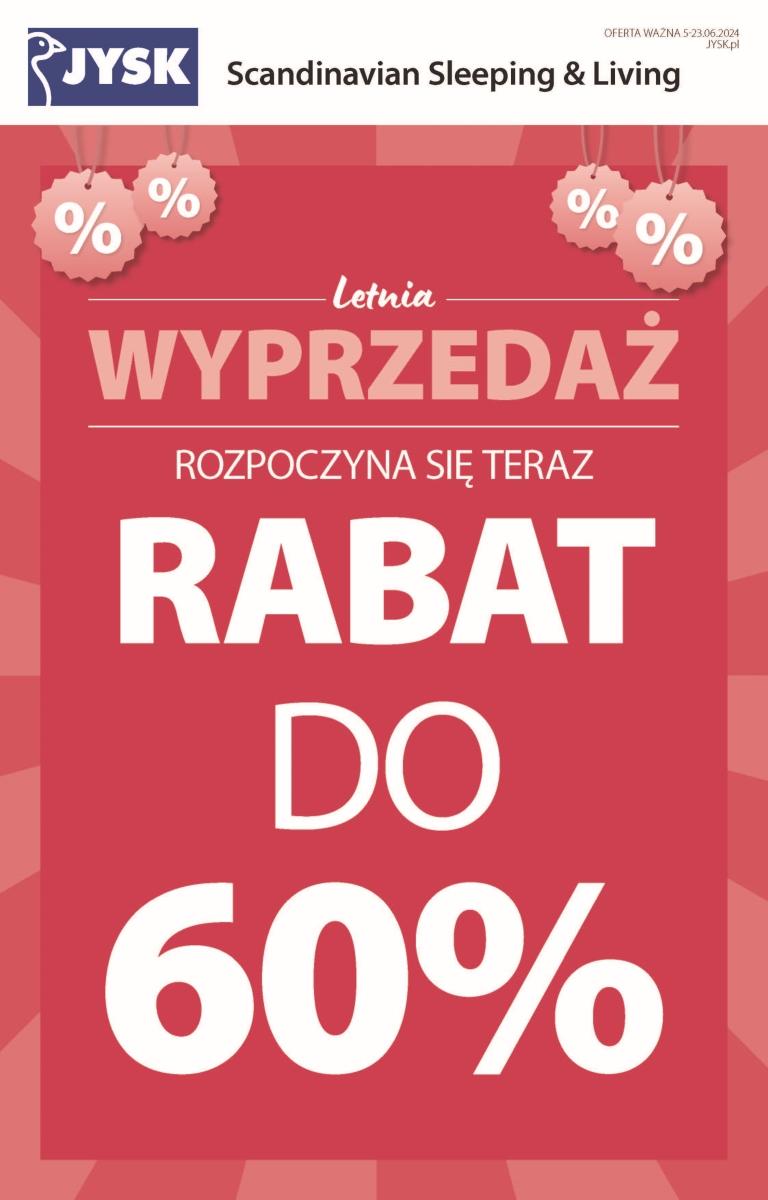 Gazetka promocyjna Jysk str. 1