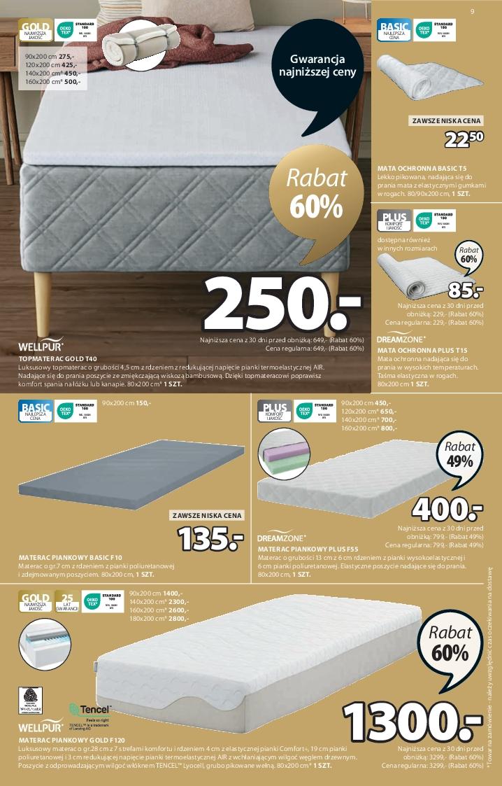 Gazetka promocyjna Jysk str. 9