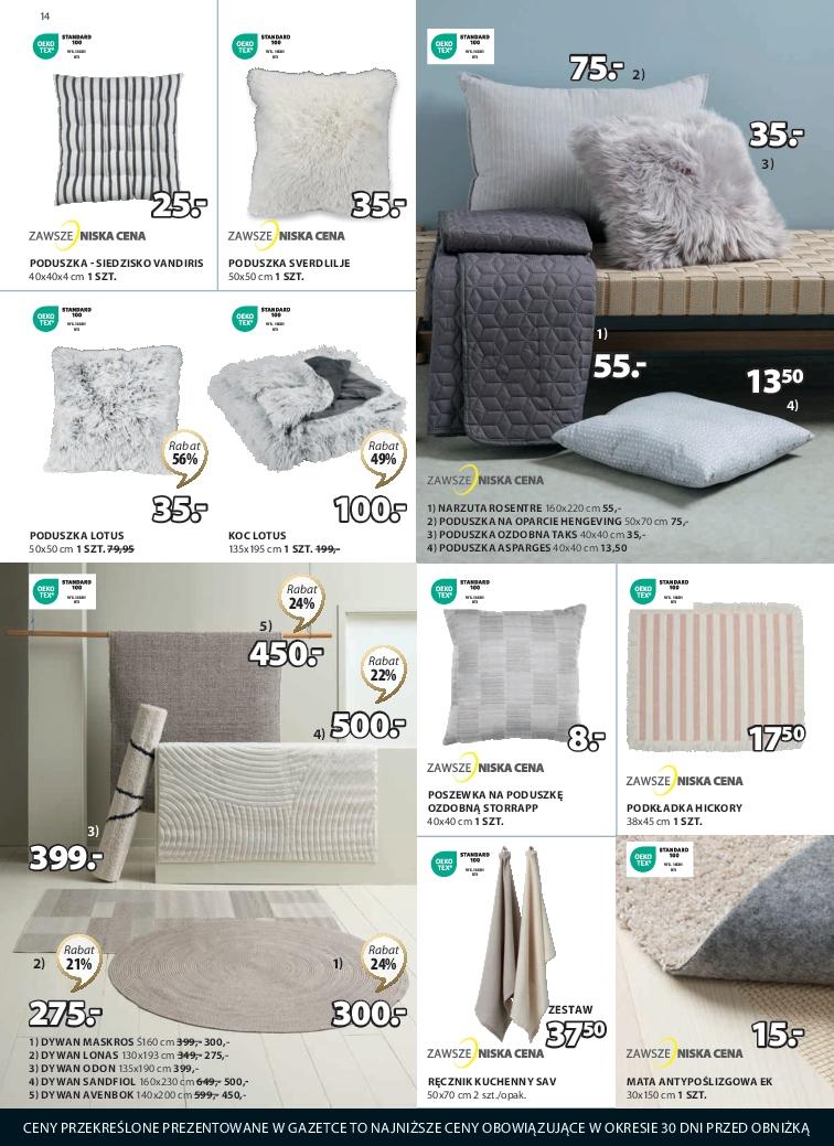 Gazetka promocyjna Jysk str. 14
