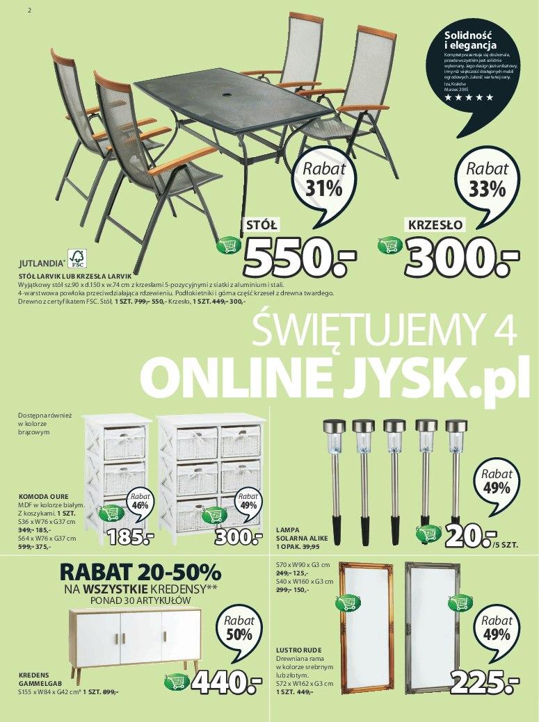 Gazetka promocyjna Jysk str. 2
