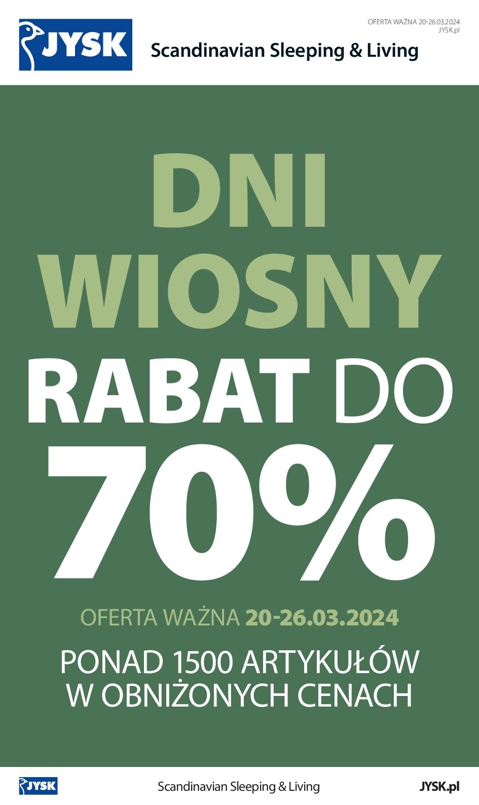 Gazetka promocyjna Jysk str. 1