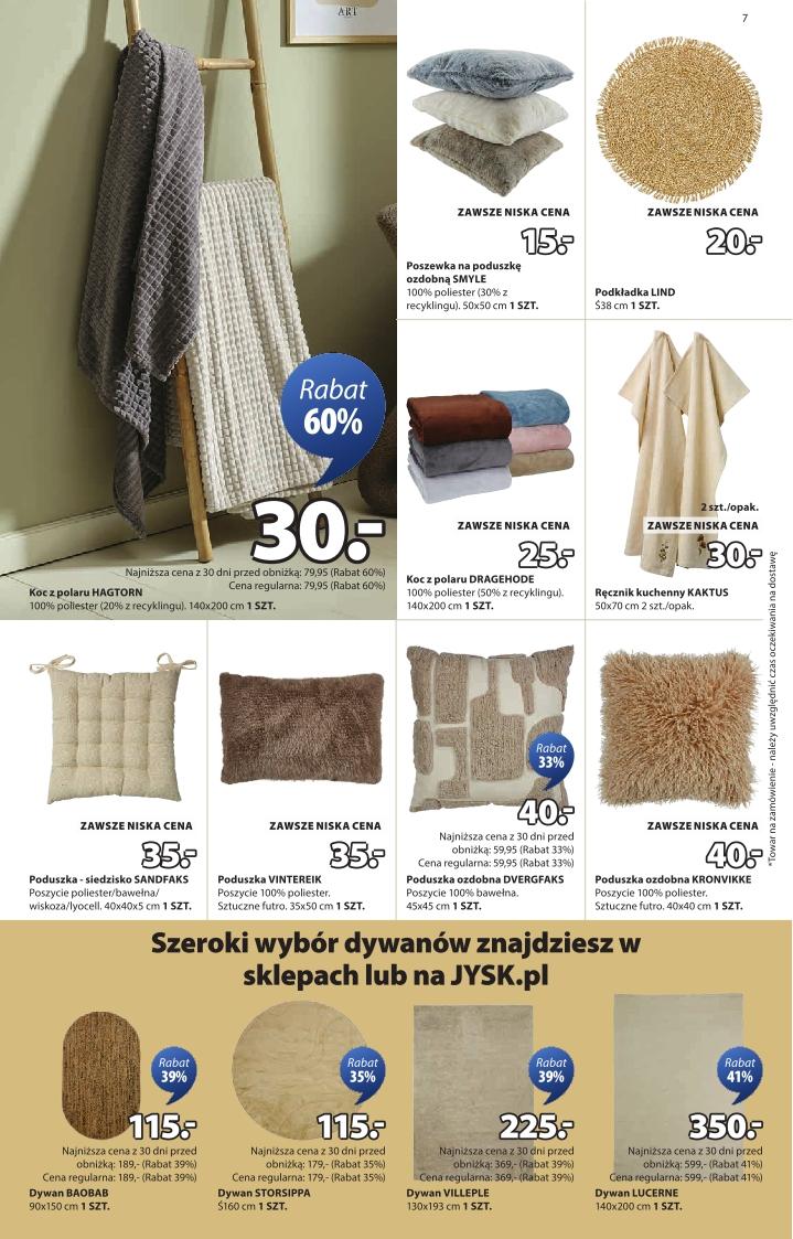 Gazetka promocyjna Jysk str. 7