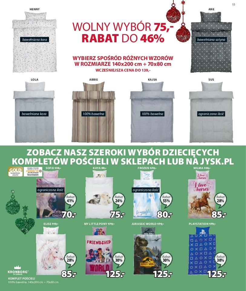 Gazetka promocyjna Jysk str. 15