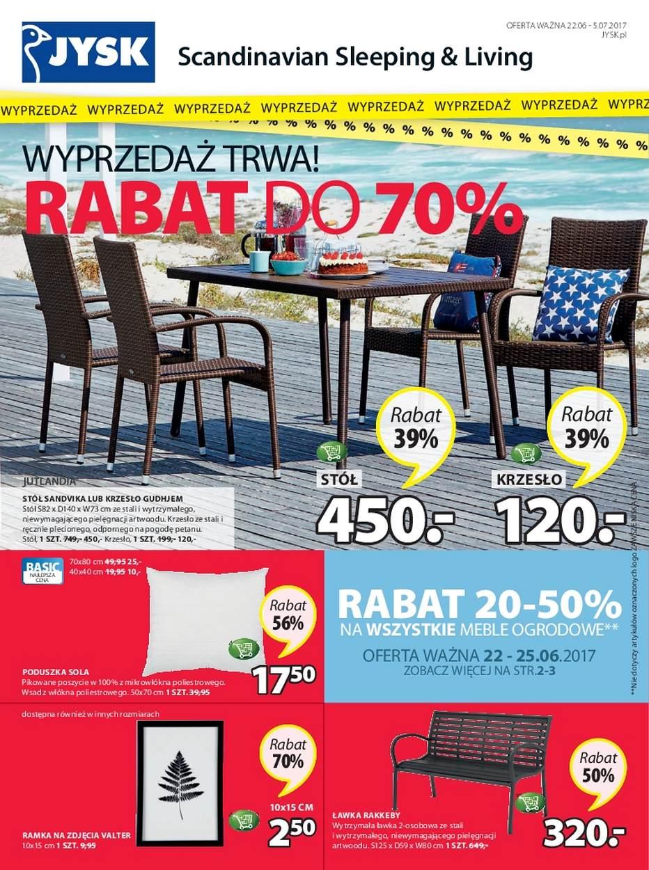 Gazetka promocyjna Jysk str. 1