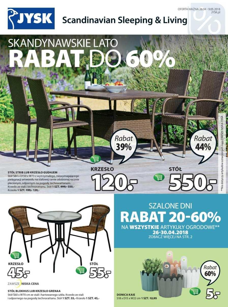 Gazetka promocyjna Jysk str. 1