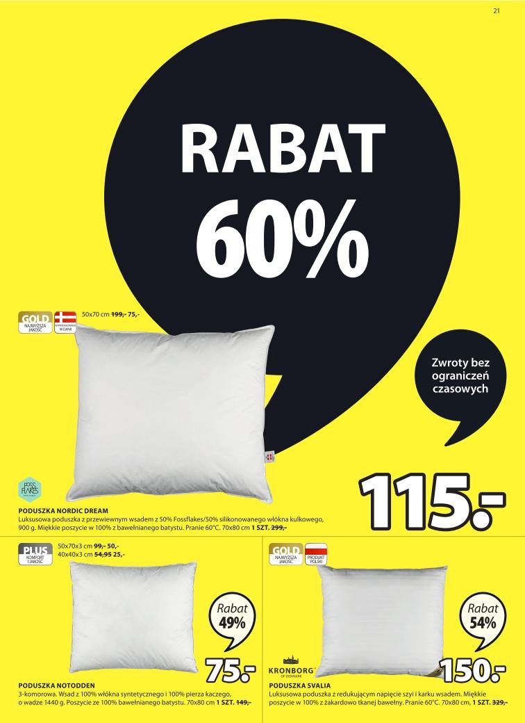 Gazetka promocyjna Jysk str. 21