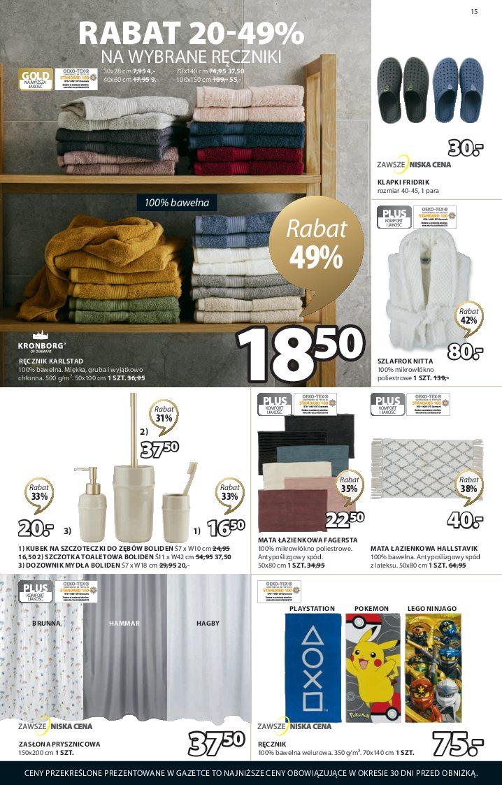 Gazetka promocyjna Jysk str. 15