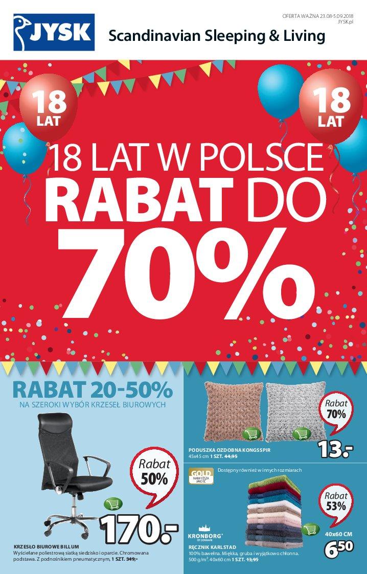 Gazetka promocyjna Jysk str. 1