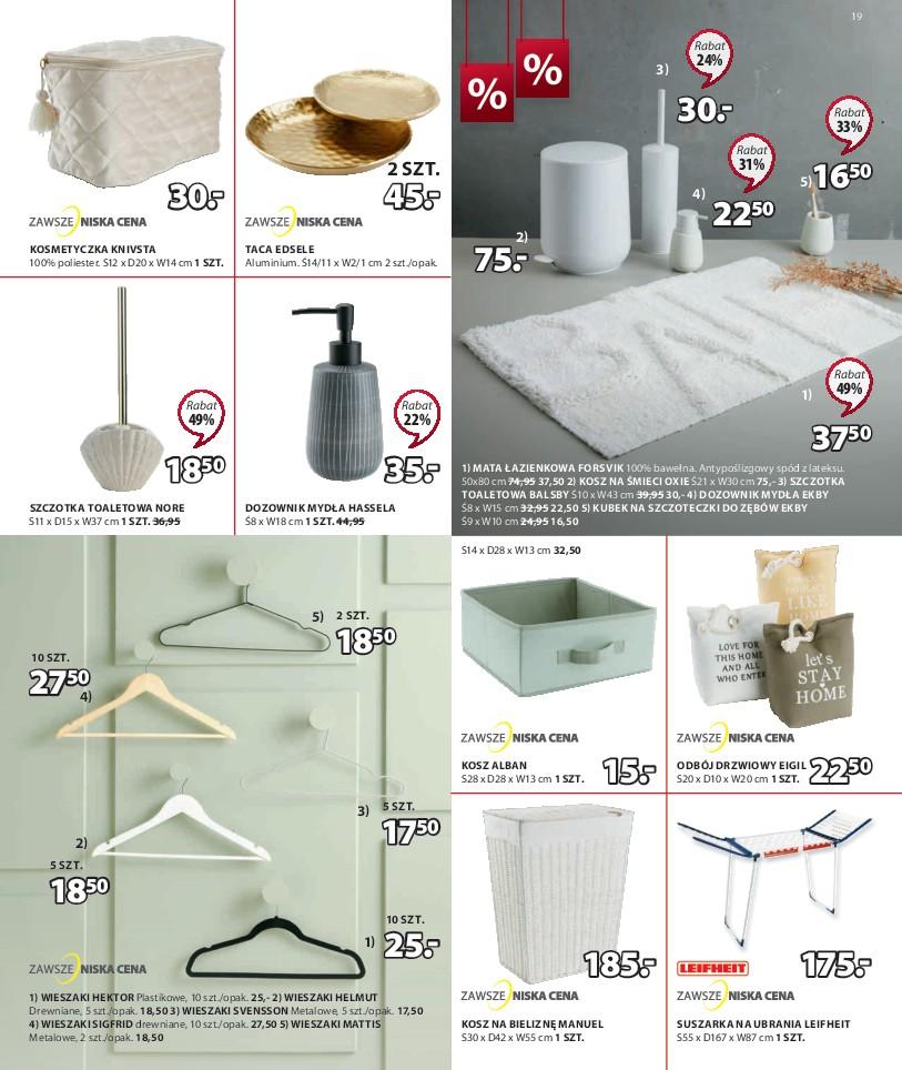 Gazetka promocyjna Jysk str. 19