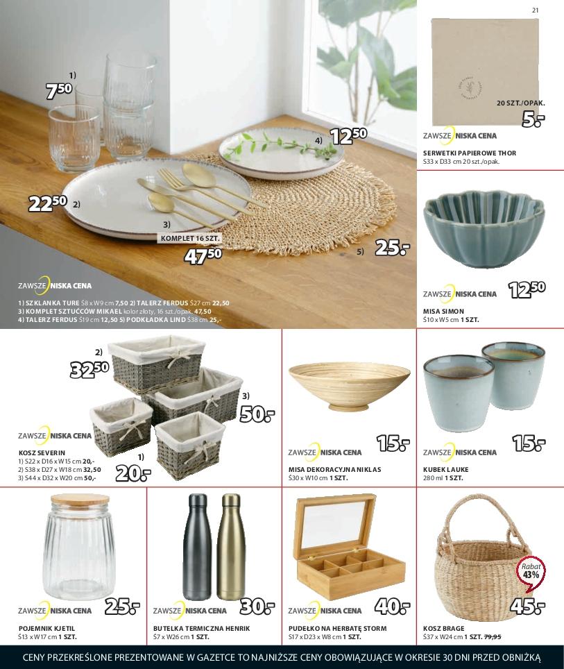 Gazetka promocyjna Jysk str. 21