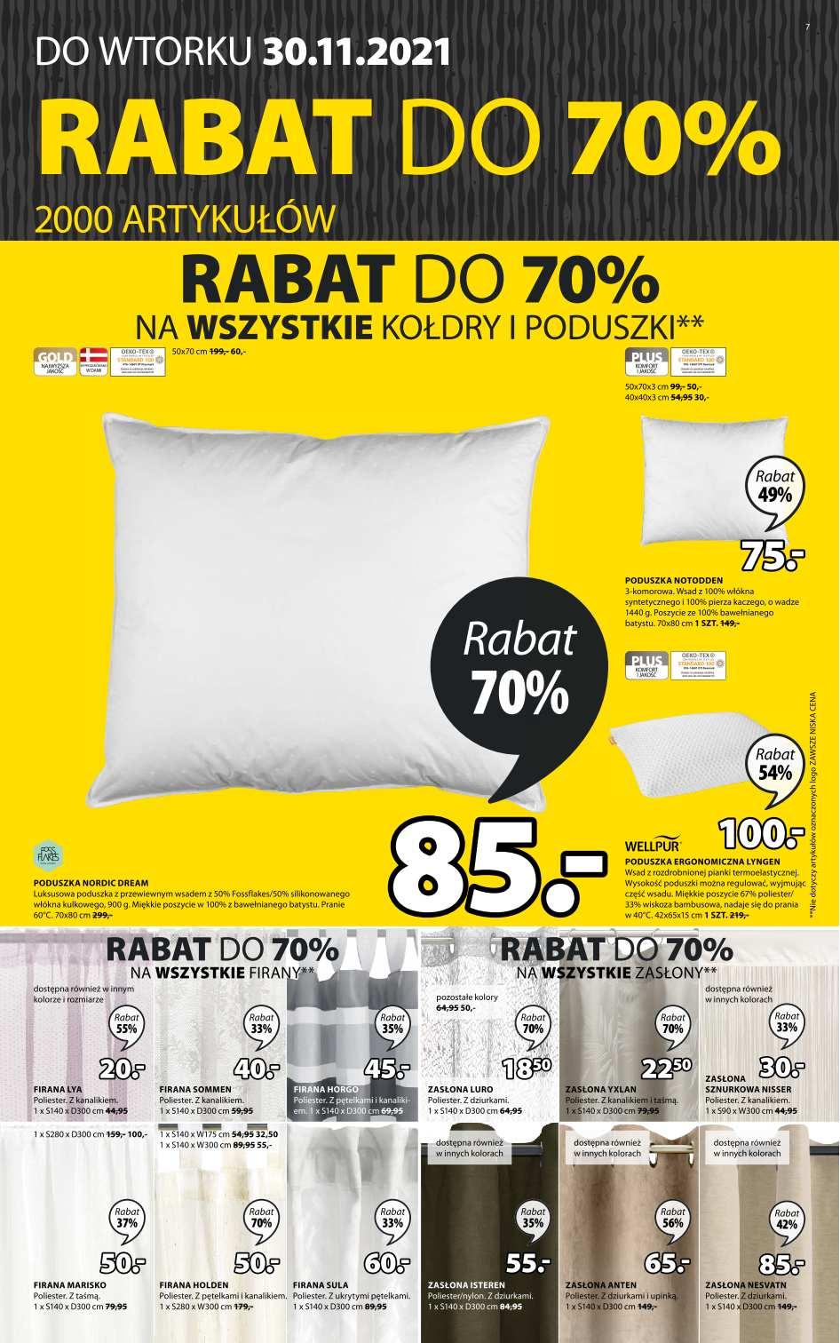 Gazetka promocyjna Jysk str. 7