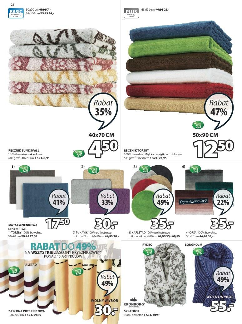 Gazetka promocyjna Jysk str. 22