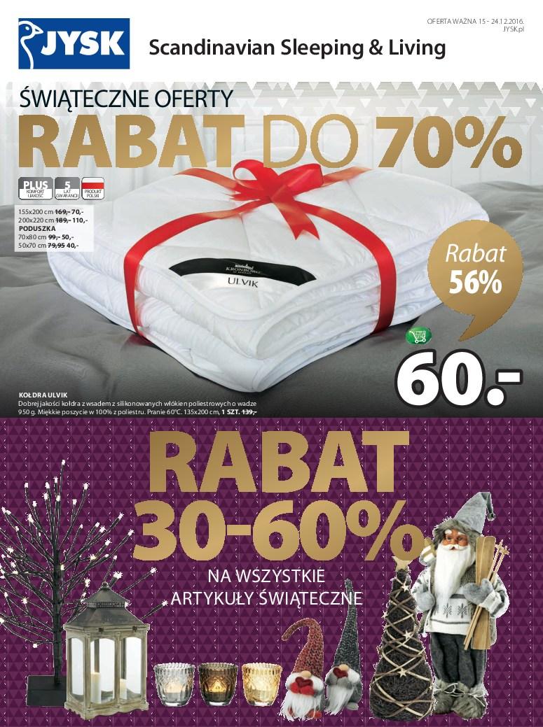 Gazetka promocyjna Jysk str. 1