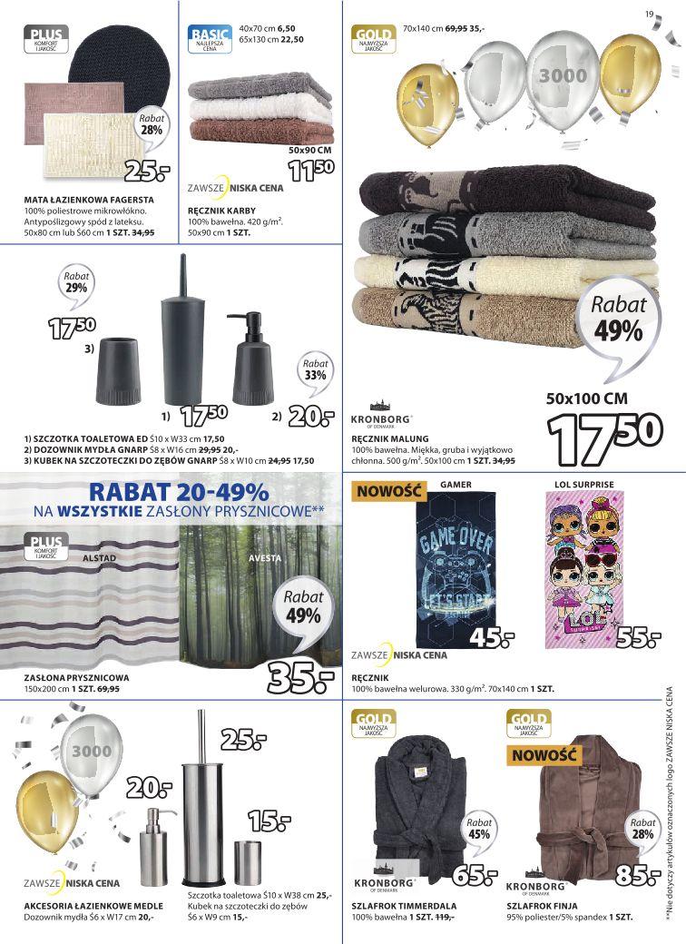 Gazetka promocyjna Jysk str. 19