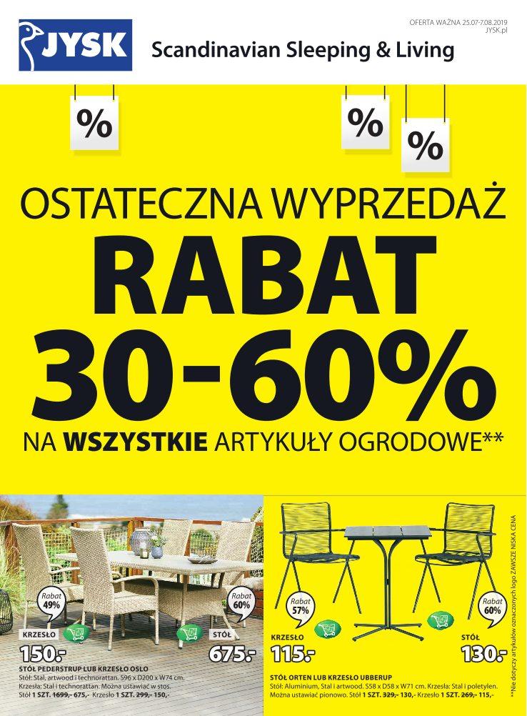 Gazetka promocyjna Jysk str. 1