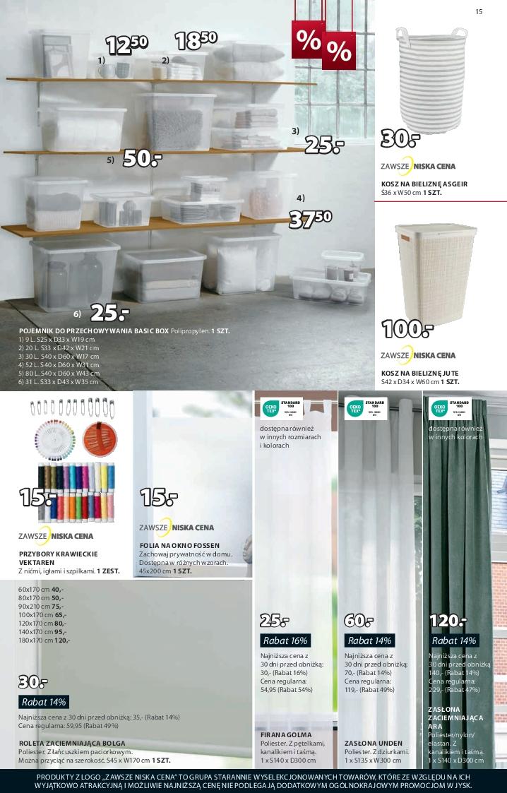 Gazetka promocyjna Jysk str. 15