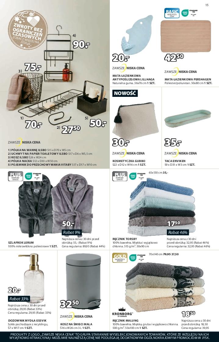 Gazetka promocyjna Jysk str. 15