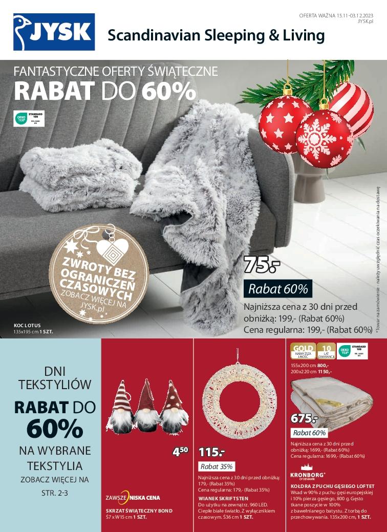 Gazetka promocyjna Jysk str. 1