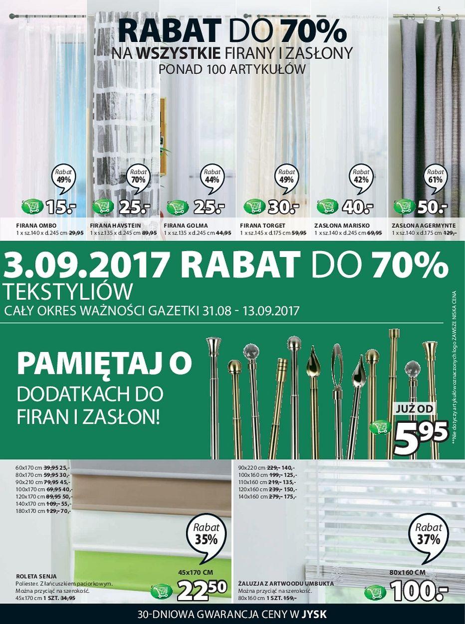 Gazetka promocyjna Jysk str. 5
