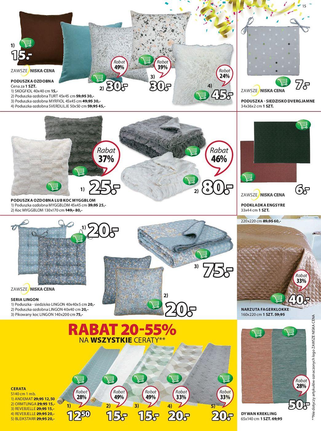 Gazetka promocyjna Jysk str. 15