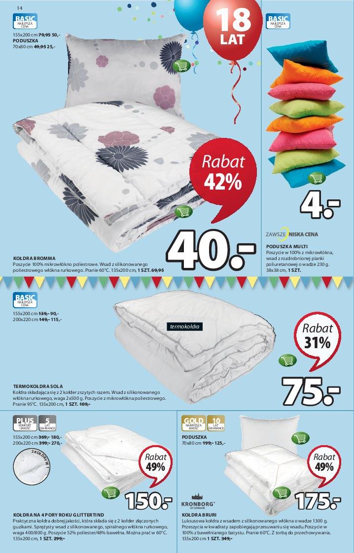 Gazetka promocyjna Jysk str. 14