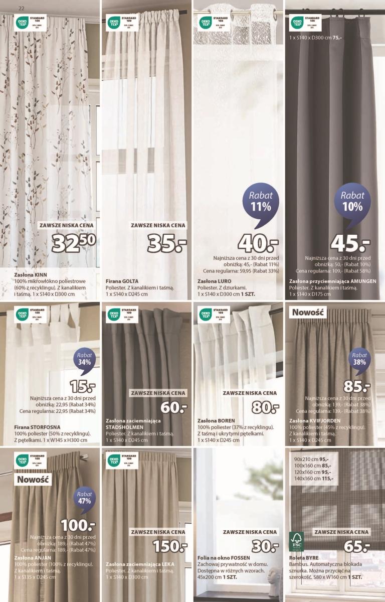 Gazetka promocyjna Jysk str. 22