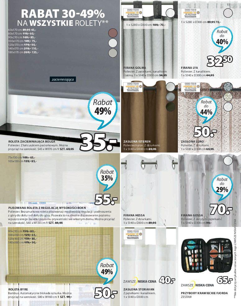 Gazetka promocyjna Jysk str. 15