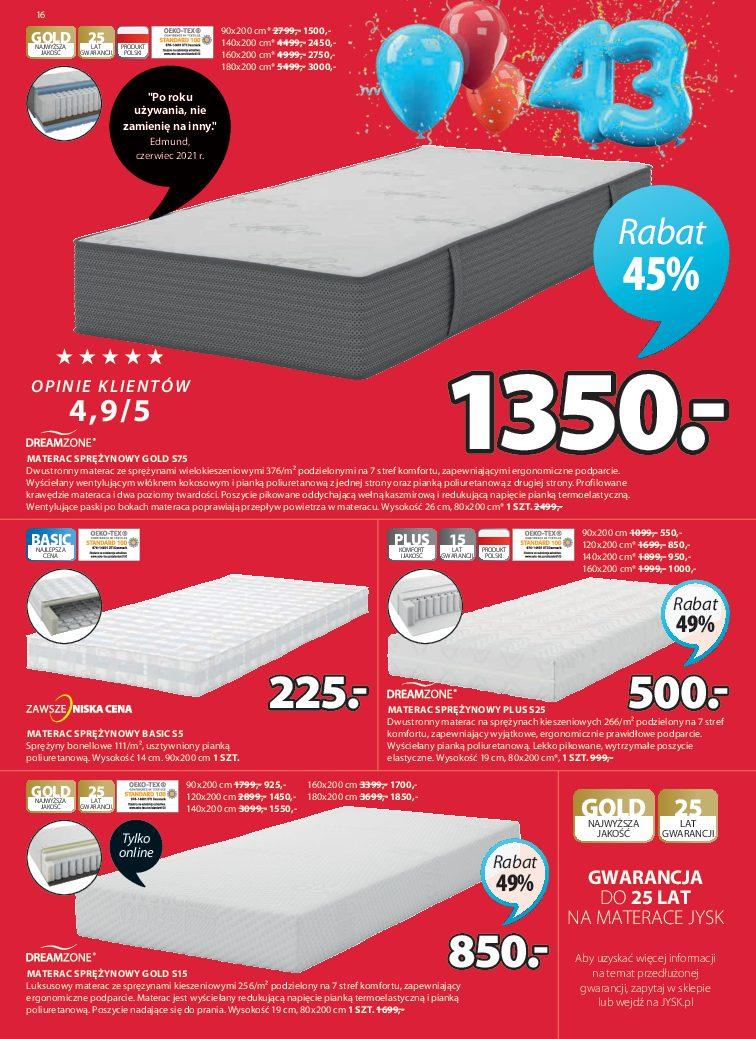 Gazetka promocyjna Jysk str. 16