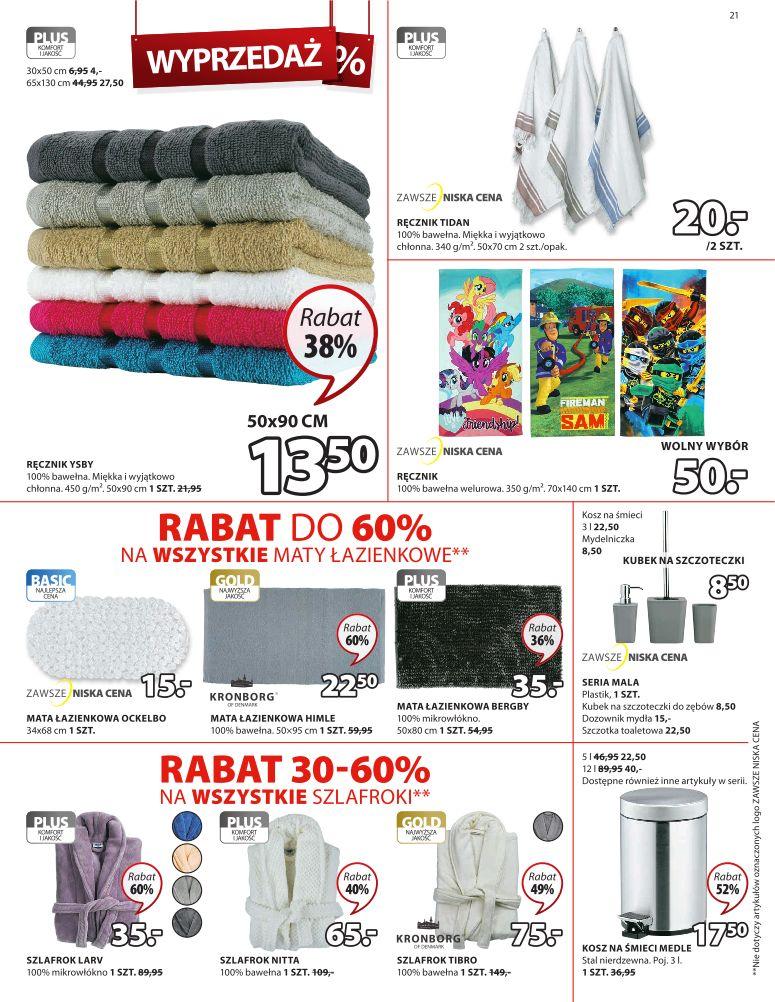Gazetka promocyjna Jysk str. 21