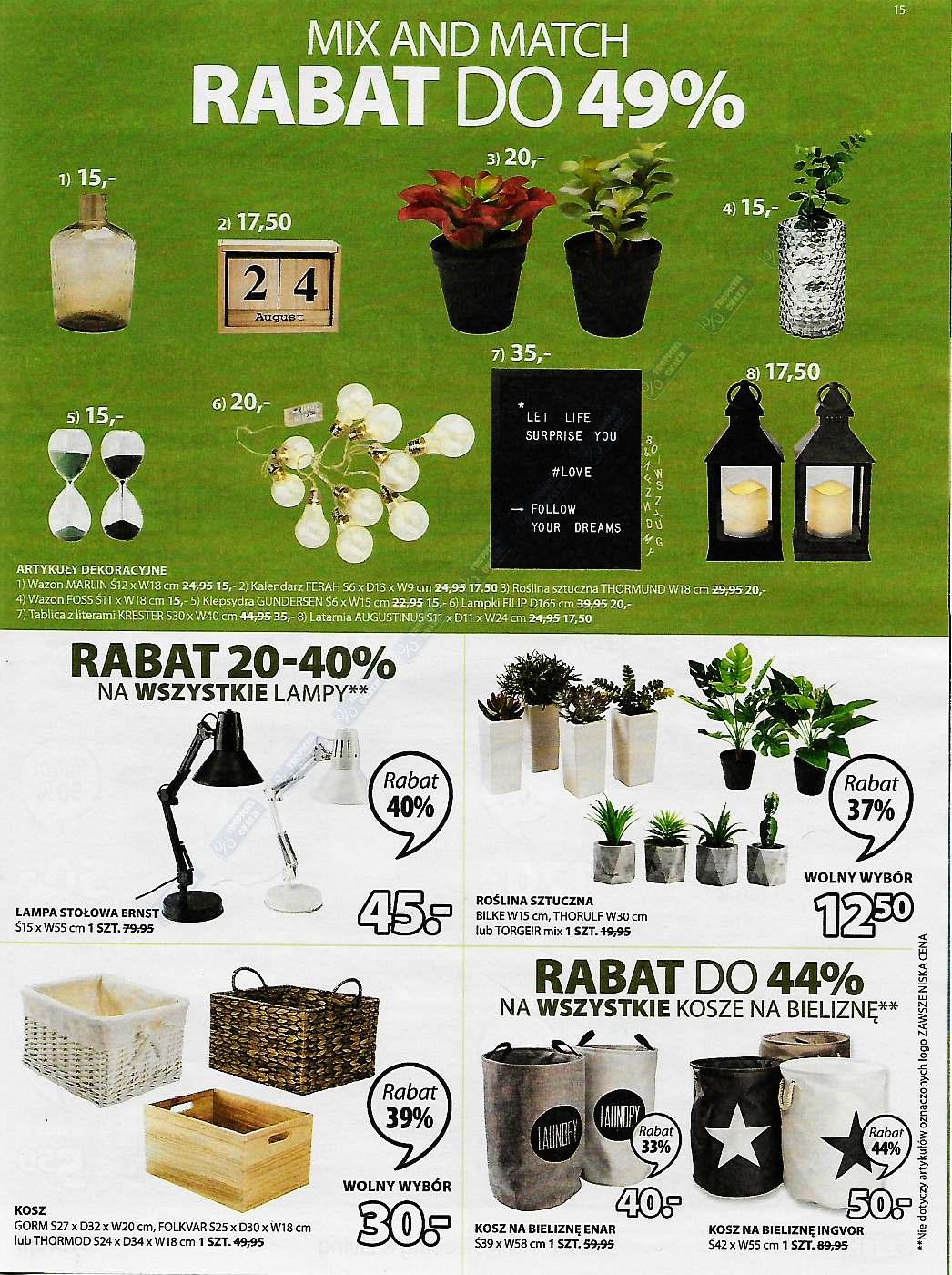 Gazetka promocyjna Jysk str. 15