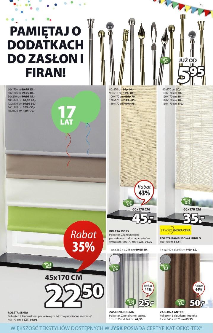 Gazetka promocyjna Jysk str. 23