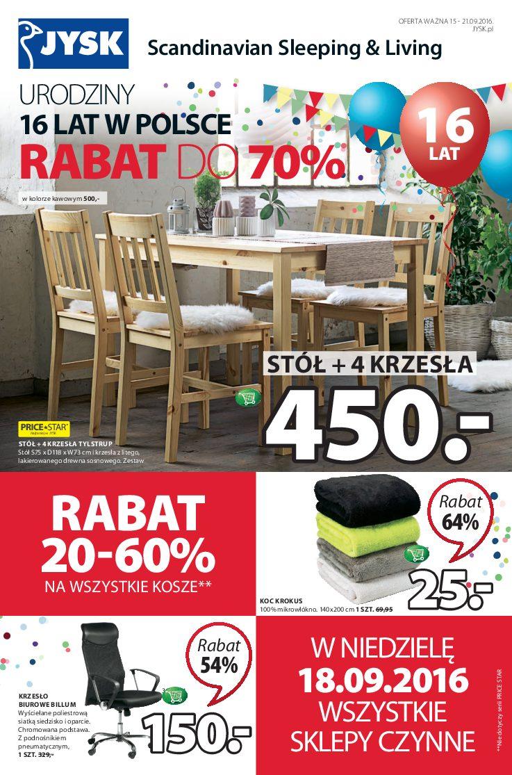Gazetka promocyjna Jysk str. 1