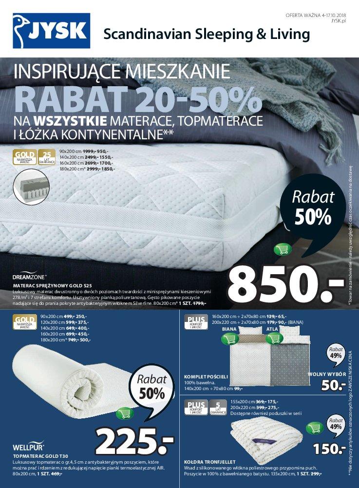 Gazetka promocyjna Jysk str. 1