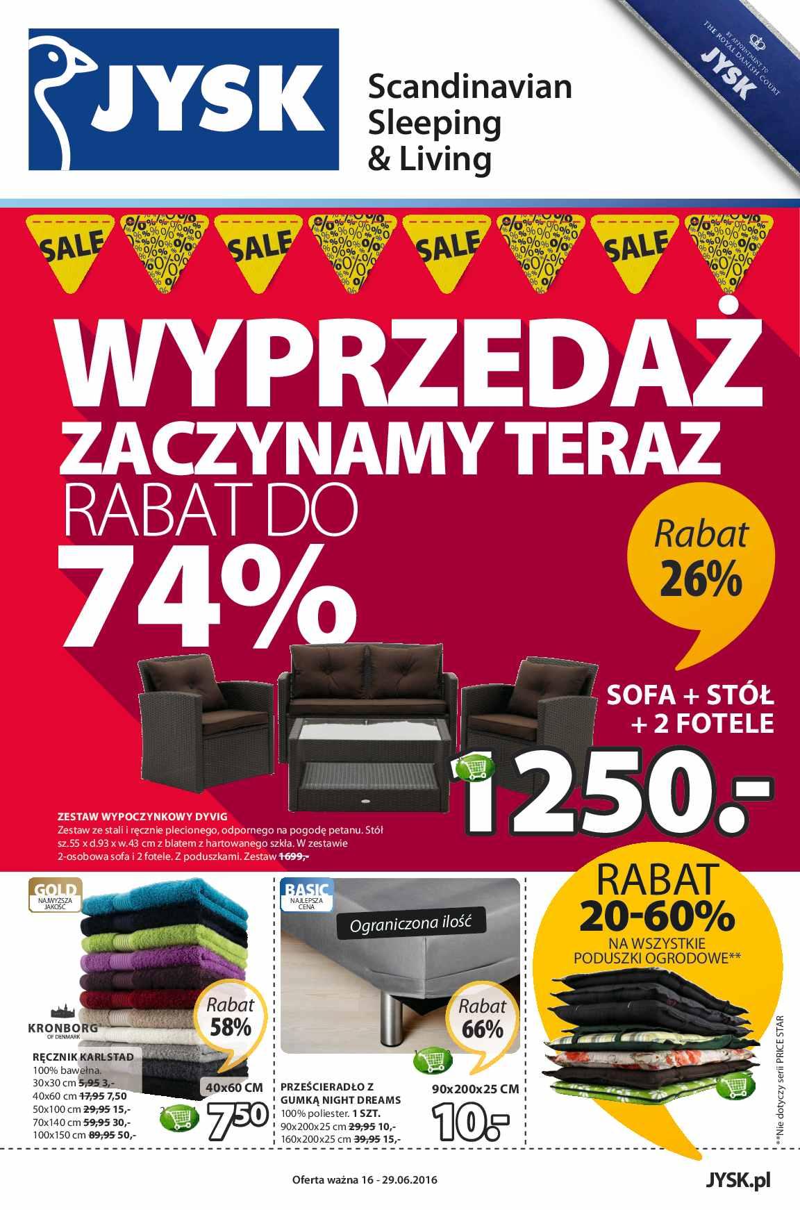 Gazetka promocyjna Jysk str. 1