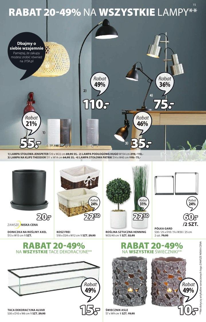 Gazetka promocyjna Jysk str. 15