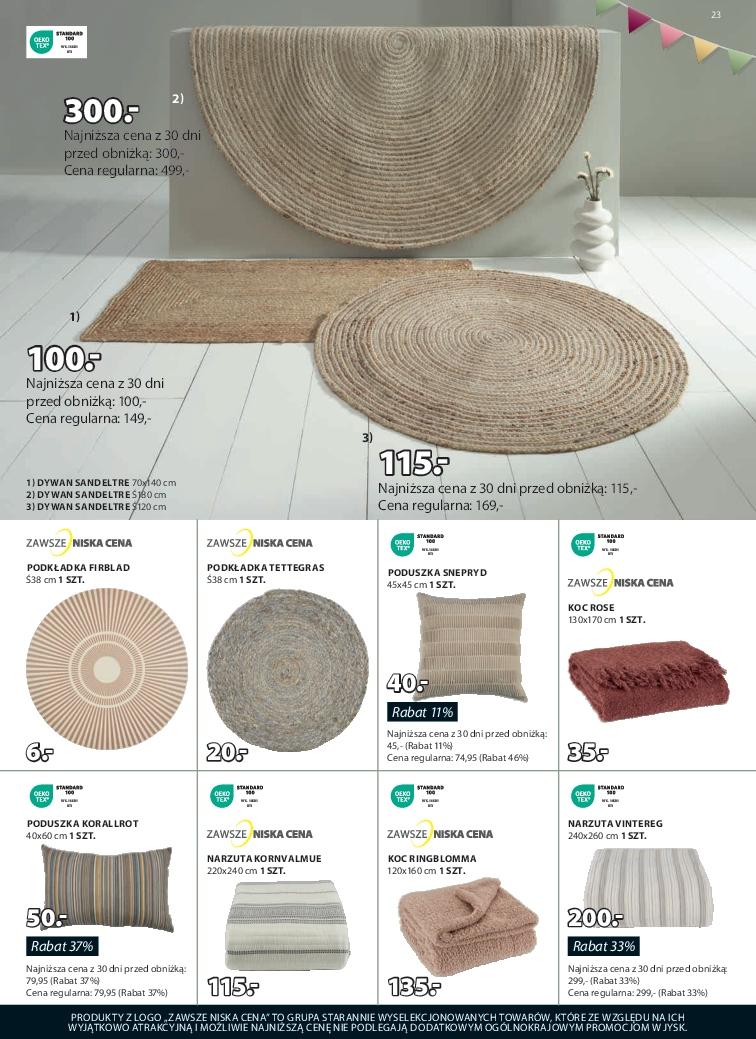 Gazetka promocyjna Jysk str. 23