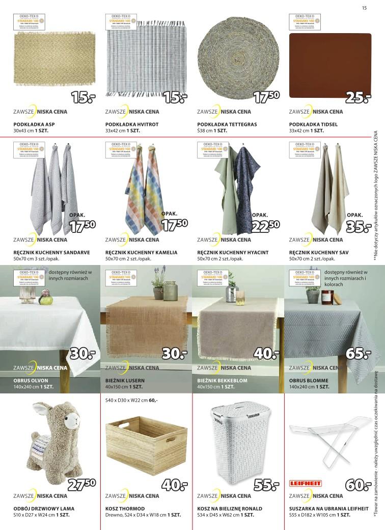 Gazetka promocyjna Jysk str. 15