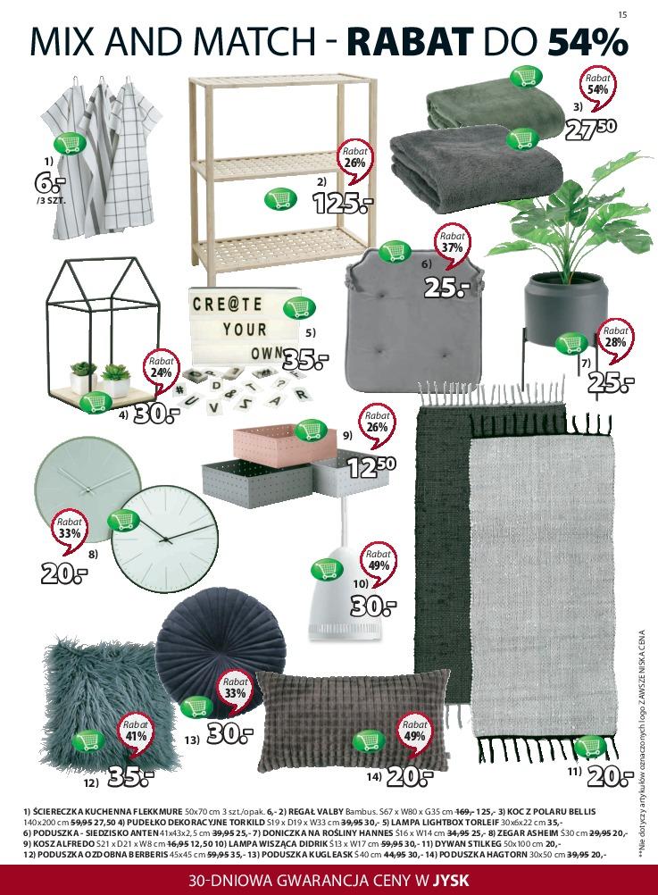 Gazetka promocyjna Jysk str. 15