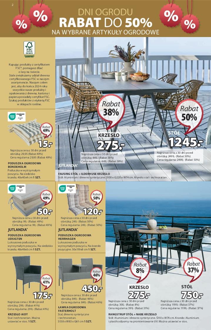 Gazetka promocyjna Jysk str. 2