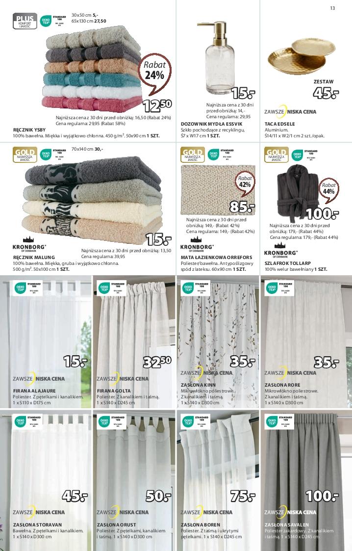 Gazetka promocyjna Jysk str. 13