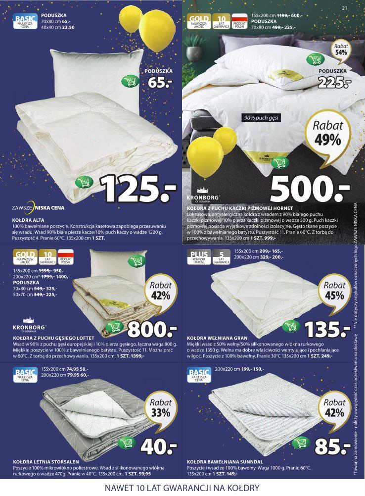 Gazetka promocyjna Jysk str. 21