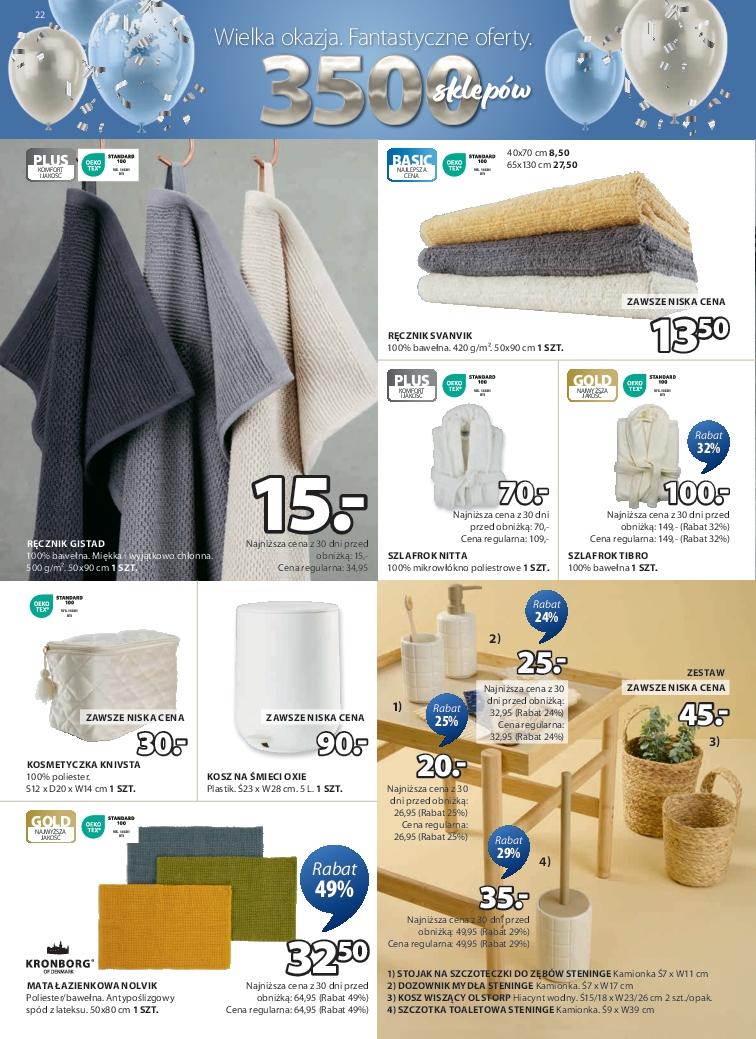 Gazetka promocyjna Jysk str. 22