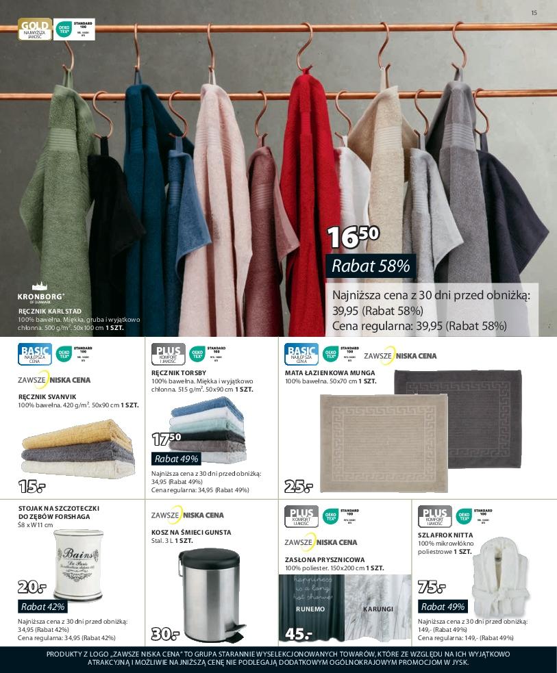 Gazetka promocyjna Jysk str. 15