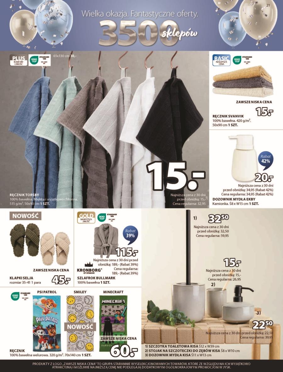 Gazetka promocyjna Jysk str. 21