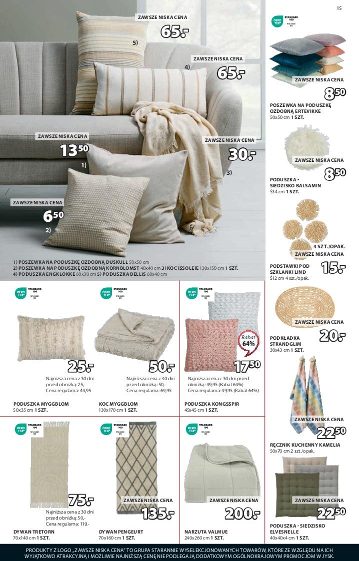 Gazetka promocyjna Jysk str. 15