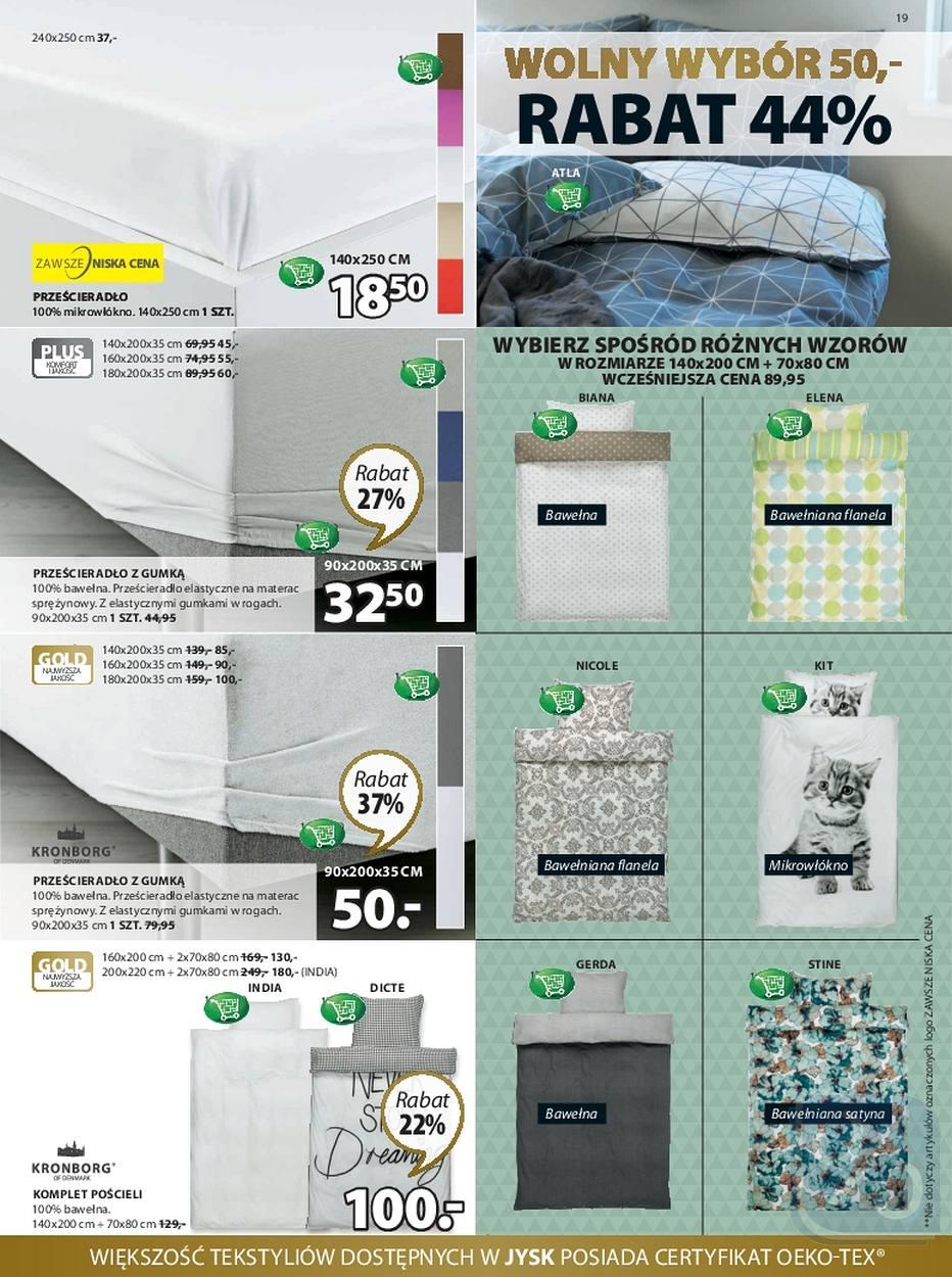 Gazetka promocyjna Jysk str. 19