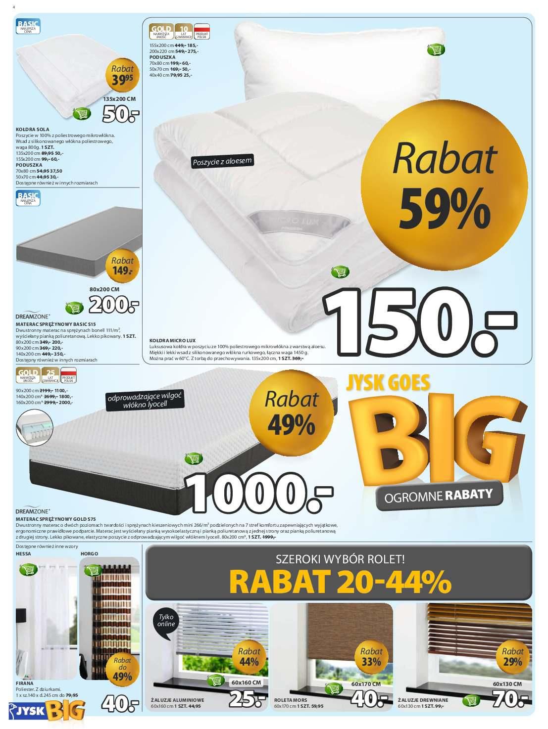 Gazetka promocyjna Jysk str. 4